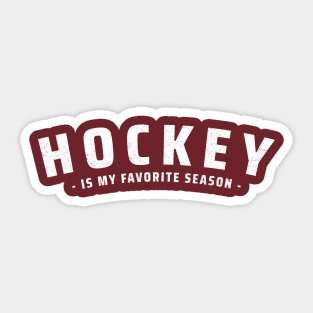 funny hockey Sticker